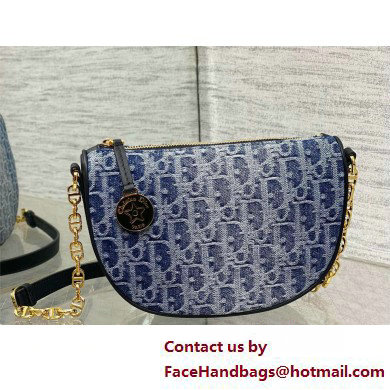 Diorstar Callisto Bag IN Blue Denim Oblique Jacquard 2025