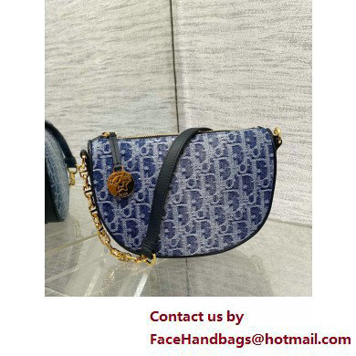 Diorstar Callisto Bag IN Blue Denim Oblique Jacquard 2025