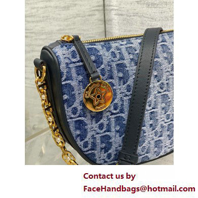 Diorstar Callisto Bag IN Blue Denim Oblique Jacquard 2025