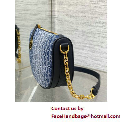 Diorstar Callisto Bag IN Blue Denim Oblique Jacquard 2025