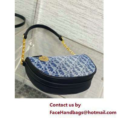 Diorstar Callisto Bag IN Blue Denim Oblique Jacquard 2025