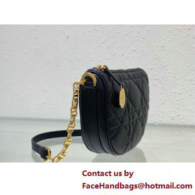 Diorstar Callisto Bag in Black Macrocannage Lambskin 2025