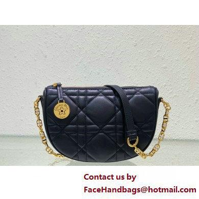 Diorstar Callisto Bag in Black Macrocannage Lambskin 2025