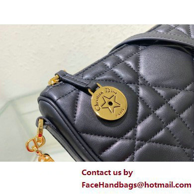 Diorstar Callisto Bag in Black Macrocannage Lambskin 2025