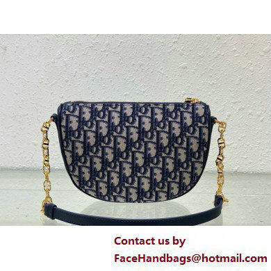 Diorstar Callisto Bag in blue Oblique Jacquard 2025