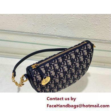 Diorstar Callisto Bag in blue Oblique Jacquard 2025