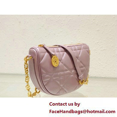 Diorstar Callisto Bag in pink Macrocannage Lambskin 2025