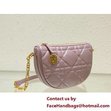 Diorstar Callisto Bag in pink Macrocannage Lambskin 2025