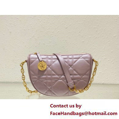 Diorstar Callisto Bag in pink Macrocannage Lambskin 2025