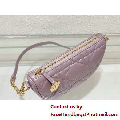 Diorstar Callisto Bag in pink Macrocannage Lambskin 2025