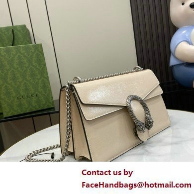 GUCCI Dionysus small shoulder bag IN white patent leather 795005 2025 - Click Image to Close