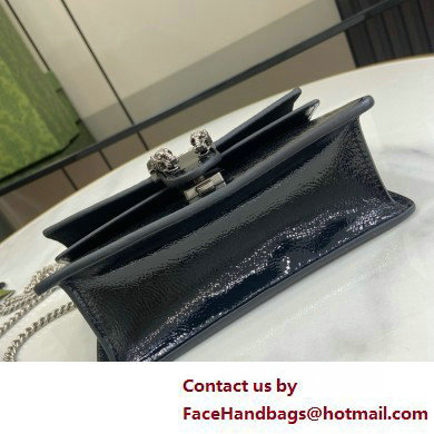 GUCCI Dionysus super mini bag IN black patent leather 795368 2025