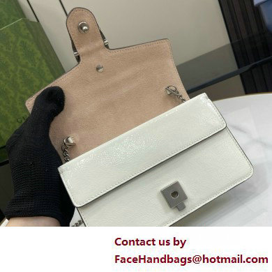 GUCCI Dionysus super mini bag IN white patent leather 795368 2025