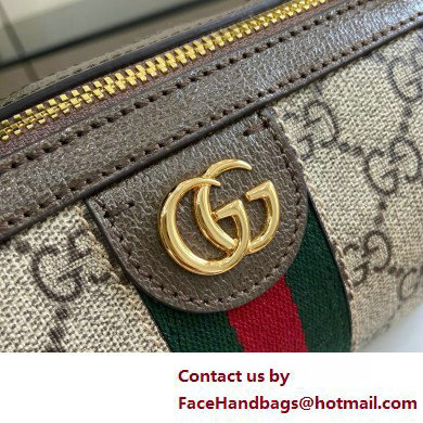 GUCCI Ophidia mini shoulder bag IN Beige and ebony GG Supreme canvas 795208 2025