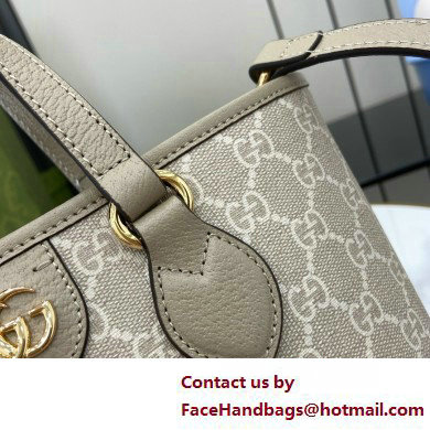 GUCCI Ophidia mini tote bag IN Beige and WHITE GG Supreme canvas 811716 2025