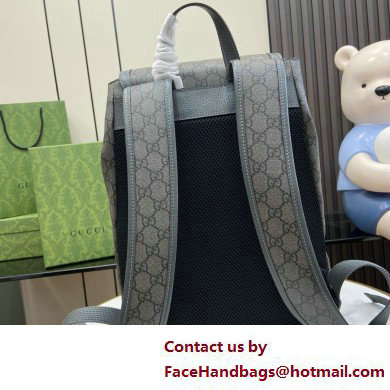 GUCCI Ophidia small GG backpack IN gray GG Supreme canvas 792114 2025 - Click Image to Close