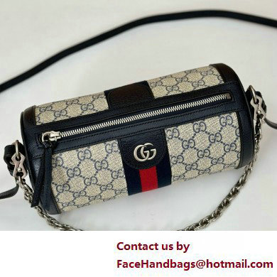 GUCCI Ophidia small shoulder bag IN Beige and black GG Supreme canvas 795194 2025