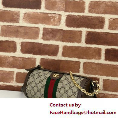 GUCCI Ophidia small shoulder bag IN Beige and ebony GG Supreme canvas 795194 2025