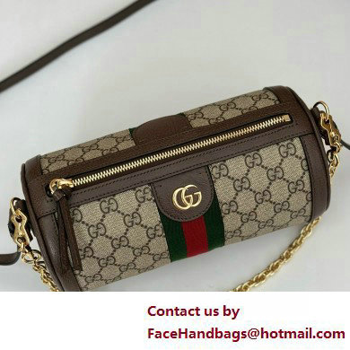 GUCCI Ophidia small shoulder bag IN Beige and ebony GG Supreme canvas 795194 2025