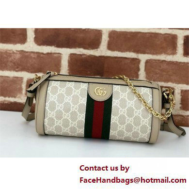 GUCCI Ophidia small shoulder bag IN Beige and white GG Supreme canvas 795194 2025 - Click Image to Close