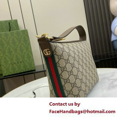 GUCCI Ophidia super mini shoulder bag IN Beige and ebony GG Supreme canvas 795170 2025