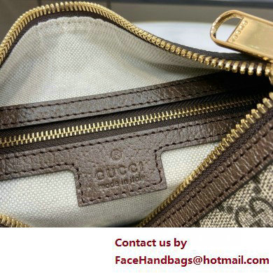 GUCCI Ophidia super mini shoulder bag IN Beige and ebony GG Supreme canvas 795170 2025