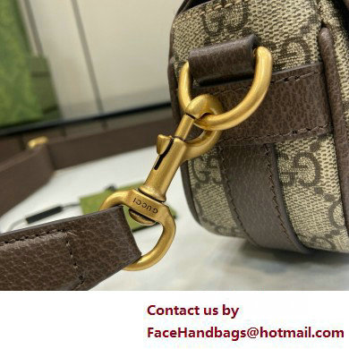 GUCCI Ophidia super mini shoulder bag IN Beige and ebony GG Supreme canvas 795466 2025