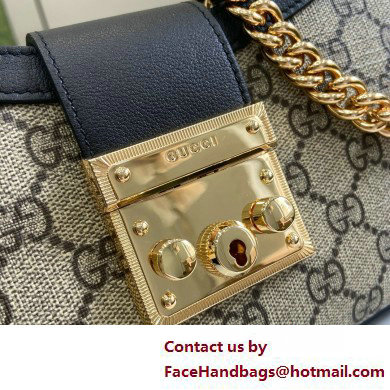 GUCCI Padlock GG SMALL shoulder bag 811705 BLACK 2025