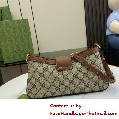 GUCCI Padlock GG SMALL shoulder bag 811705 BROWN 2025