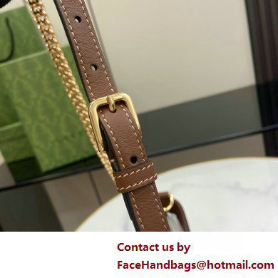 GUCCI Padlock GG SMALL shoulder bag 811705 BROWN 2025