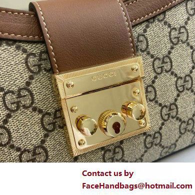 GUCCI Padlock GG SMALL shoulder bag 811705 BROWN 2025