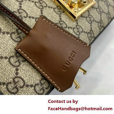 GUCCI Padlock GG SMALL shoulder bag 811705 BROWN 2025