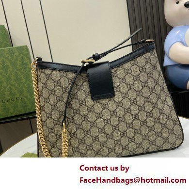 GUCCI Padlock GG medium shoulder bag 795113 BLACK 2025