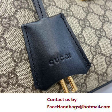 GUCCI Padlock GG medium shoulder bag 795113 BLACK 2025