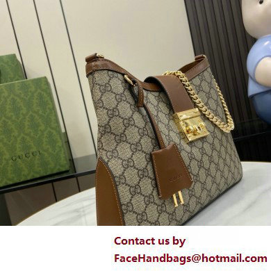 GUCCI Padlock GG medium shoulder bag 795113 BROWN 2025