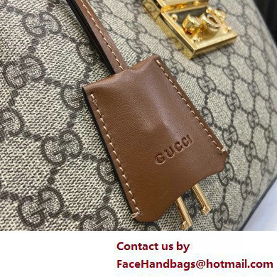 GUCCI Padlock GG medium shoulder bag 795113 BROWN 2025