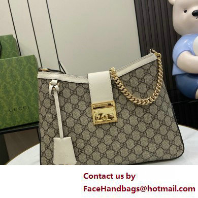 GUCCI Padlock GG medium shoulder bag 795113 WHITE 2025