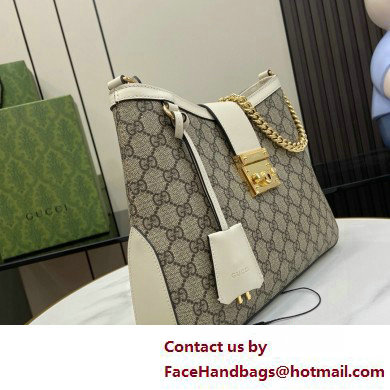 GUCCI Padlock GG medium shoulder bag 795113 WHITE 2025