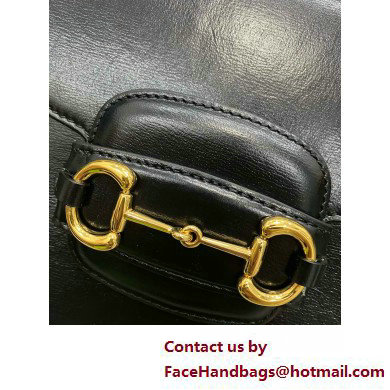 Gucci Horsebit 1955 Small Shoulder Bag IN black LEATHER 602204 2025