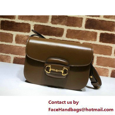 Gucci Horsebit 1955 Small Shoulder Bag IN brown LEATHER 602204 2025