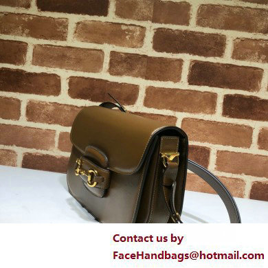 Gucci Horsebit 1955 Small Shoulder Bag IN brown LEATHER 602204 2025