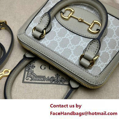 Gucci Horsebit 1955 mini Top Handle bag 677212 Beige/Oatmeal 2025