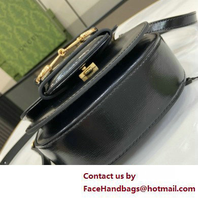 Gucci Horsebit 1955 mini top handle bag IN black LEATHER 781387 2025