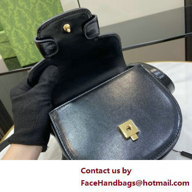 Gucci Horsebit 1955 mini top handle bag IN black LEATHER 781387 2025