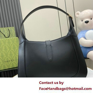 Gucci Jackie medium shoulder bag in black leather 782879 2025