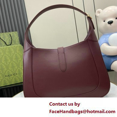 Gucci Jackie medium shoulder bag in burgundy leather 782879 2025