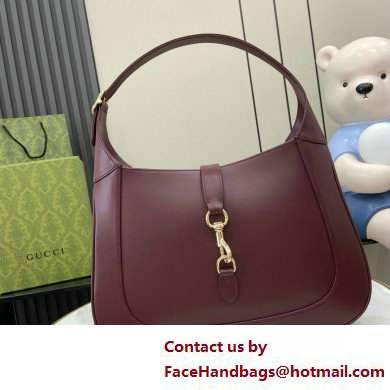 Gucci Jackie medium shoulder bag in burgundy leather 782879 2025