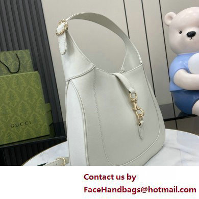 Gucci Jackie medium shoulder bag in white leather 782879 2025