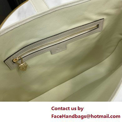 Gucci Jackie medium shoulder bag in white leather 782879 2025