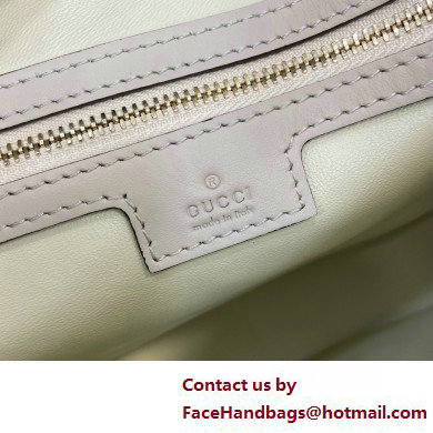 Gucci Jackie medium shoulder bag in white leather 782879 2025